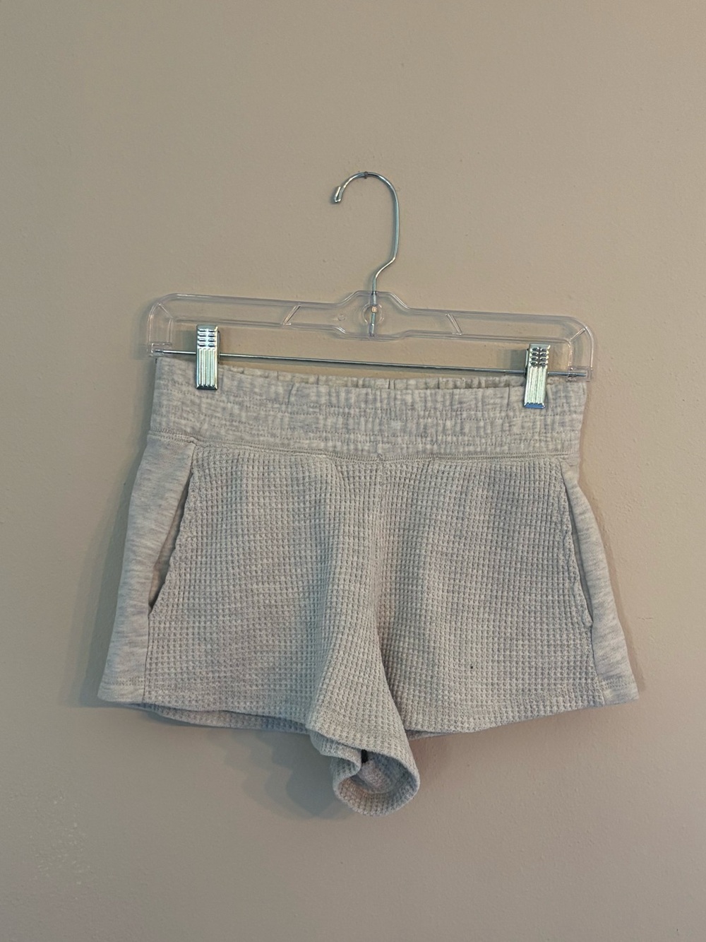 Better Together Grey Waffle Shorts